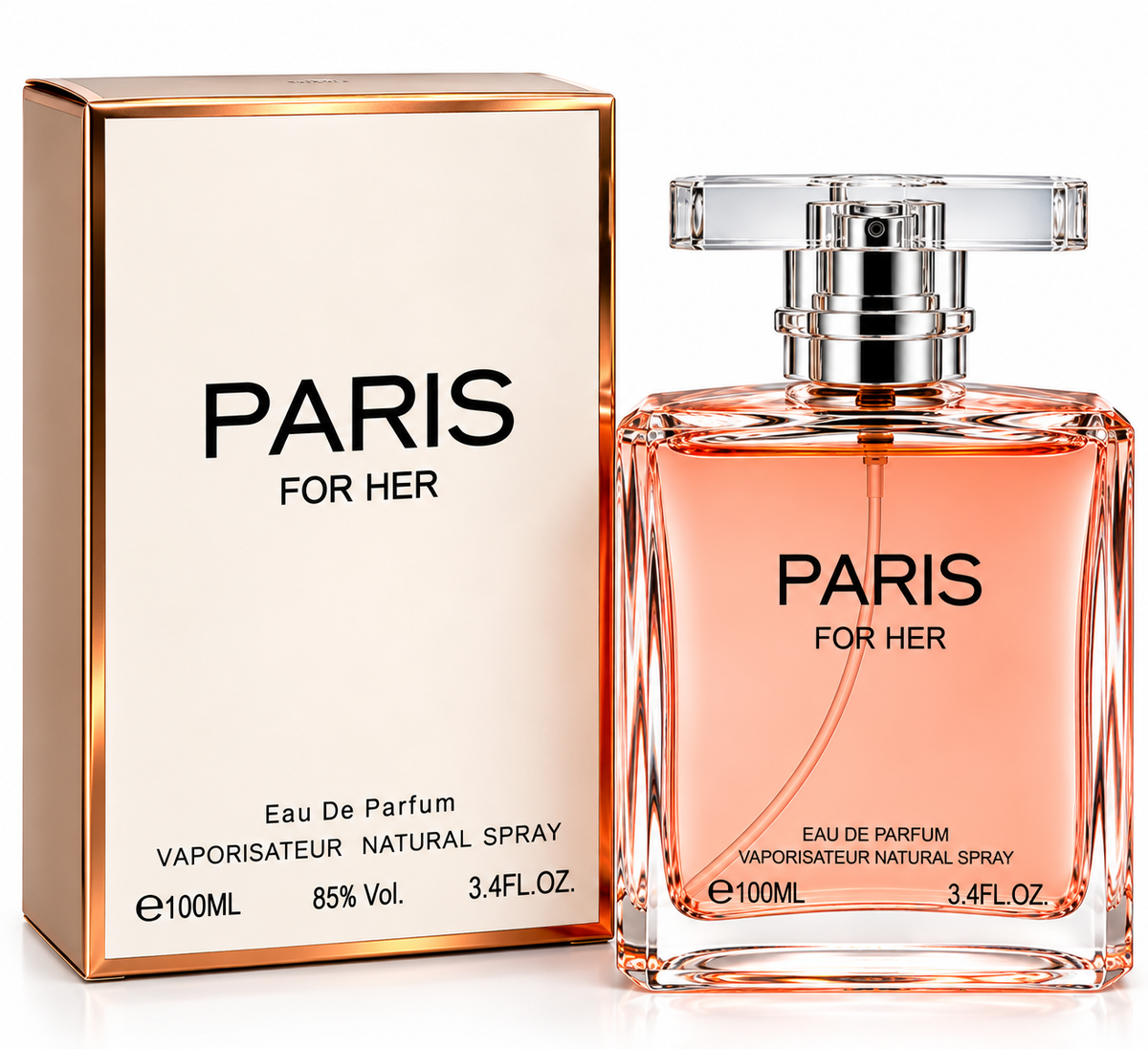 PARIS FOR HER Eau de Parfum – 3.4 oz