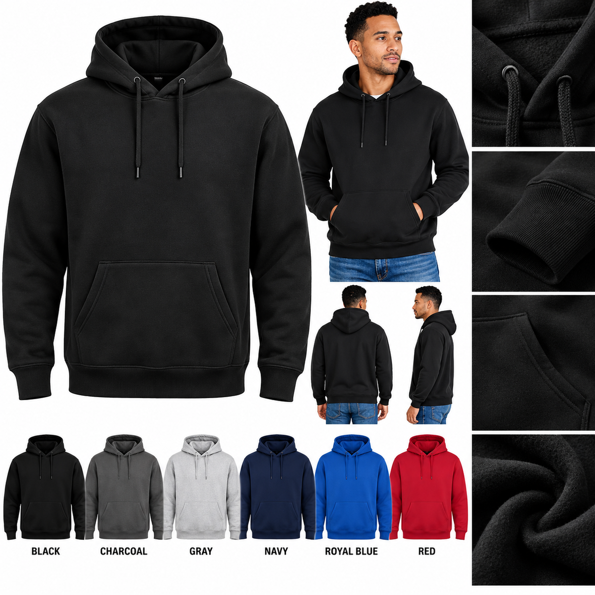 Men’s Pullover Hoodie – Brand New