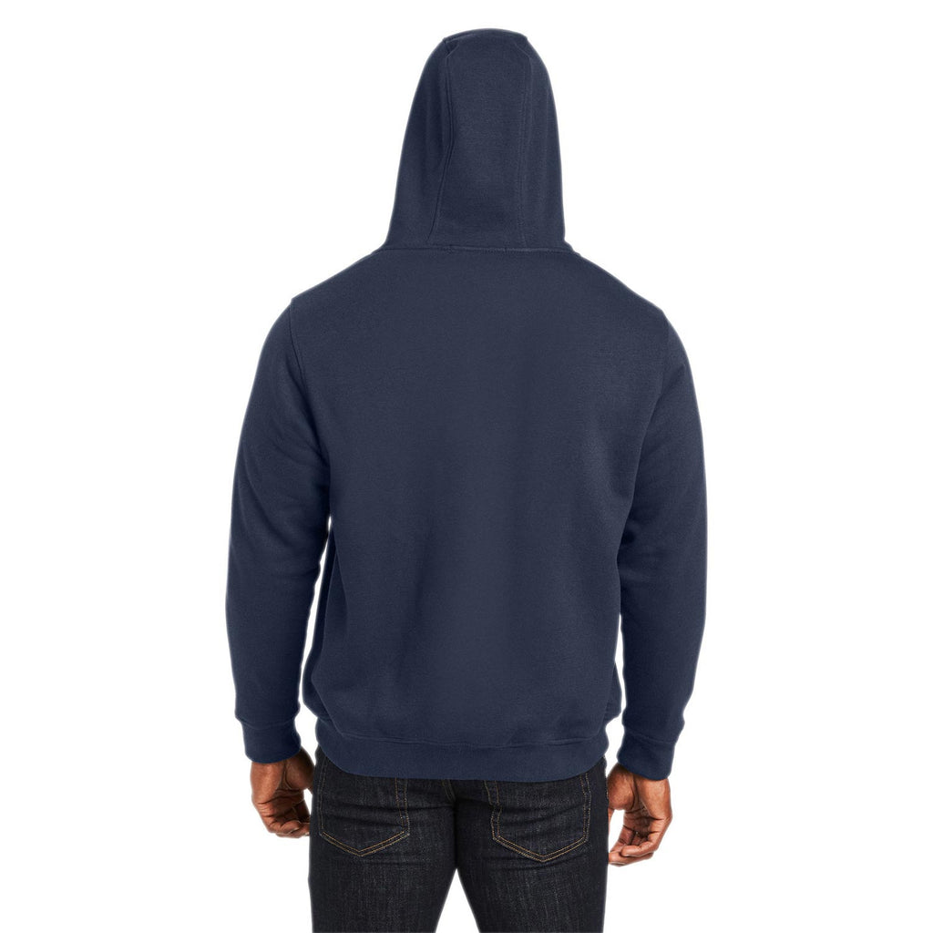 Harriton Men’s Big & Tall Full-Zip Heavyweight Hooded Sweatshirt