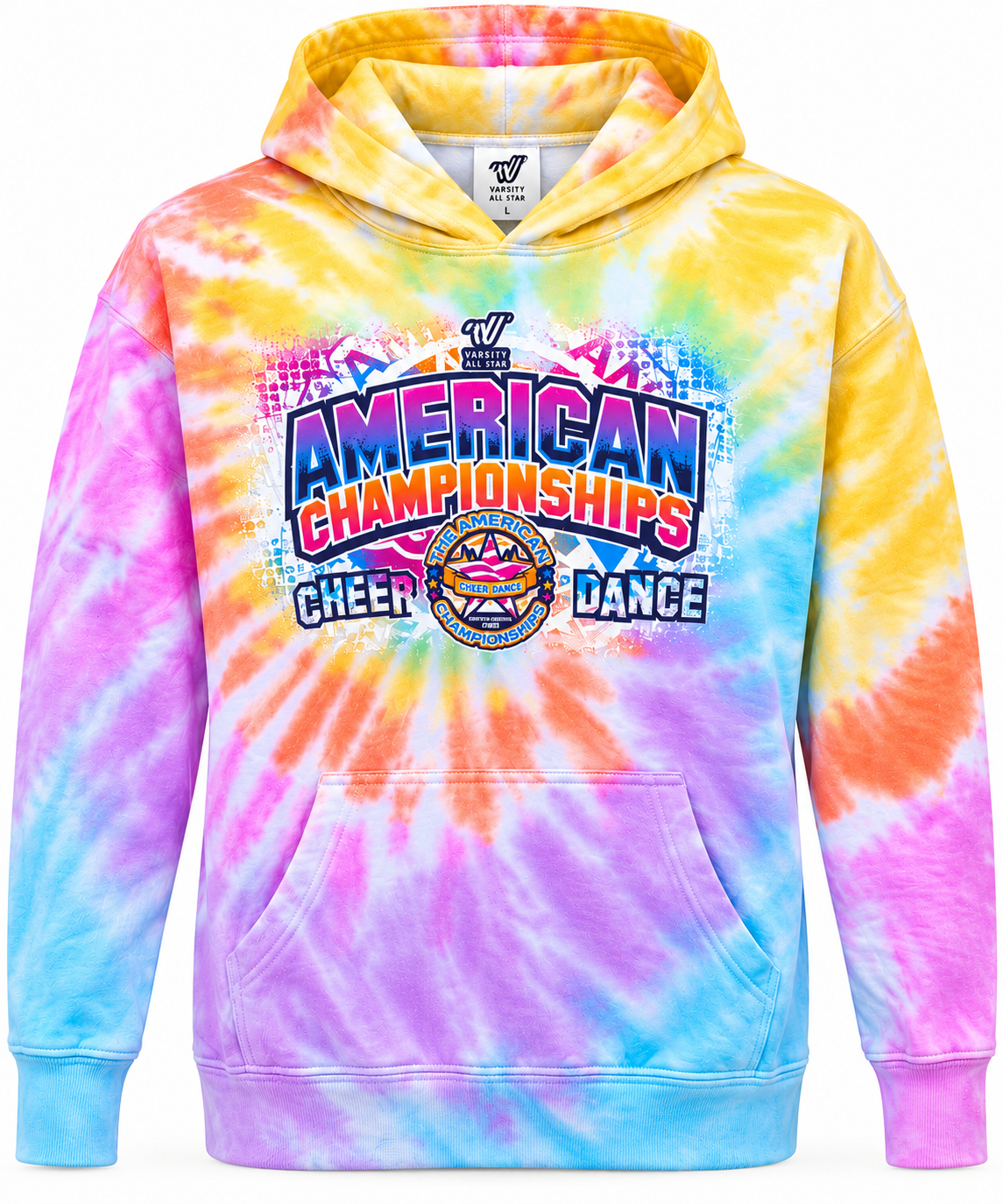 Women’s American Championships Tie-Dye Hoodie – Cheer & Dance