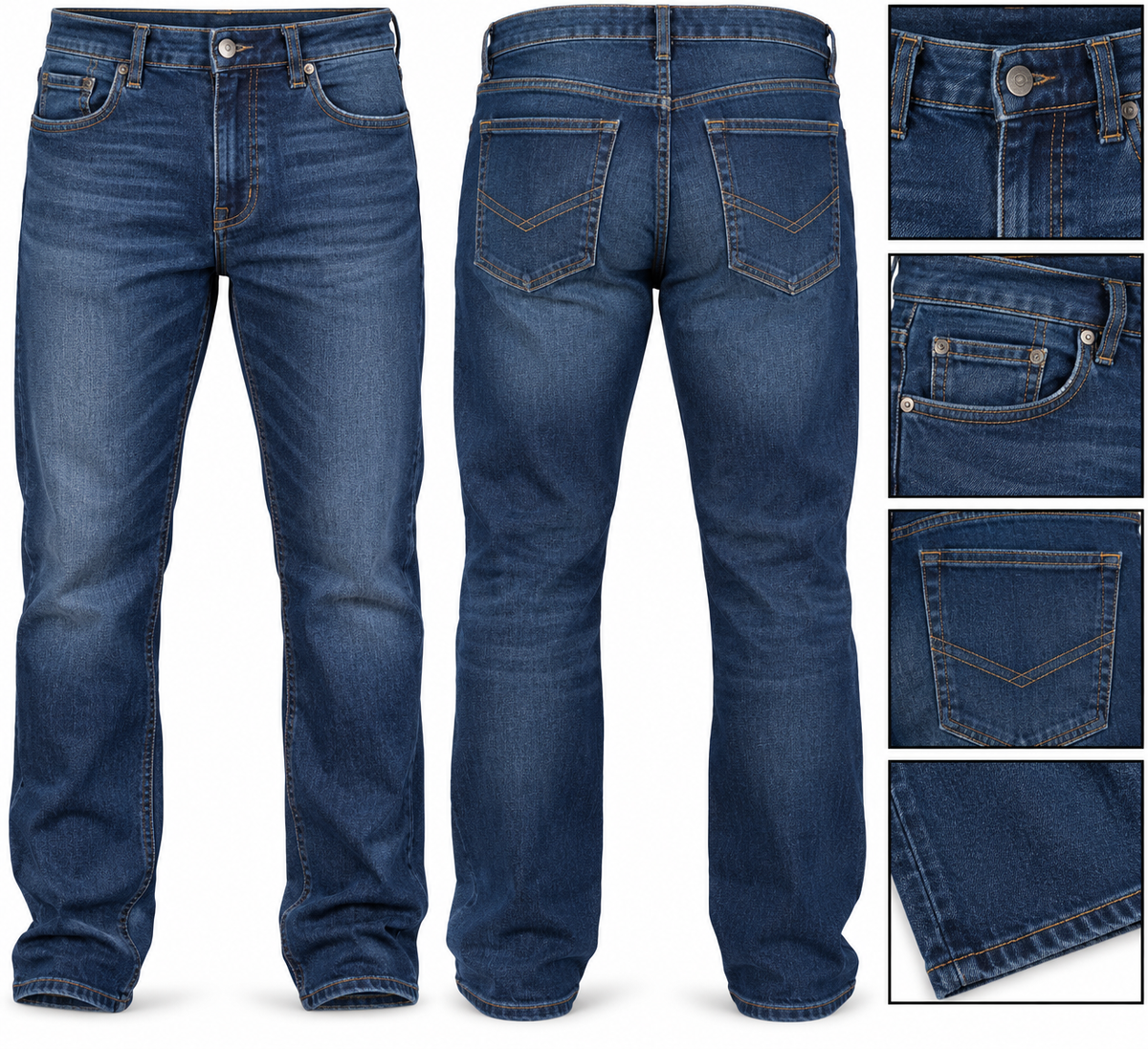 North Canyon Men’s Indigo Blue Jeans