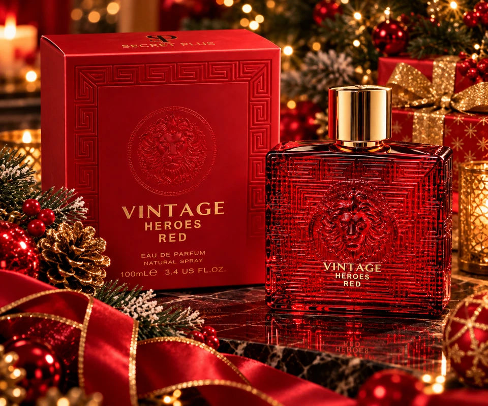 Vintage Heroes Red Eau de Parfum Spray for Men Cologne Sale – 3.4 oz