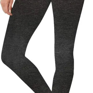Peds Women’s Essential Cotton Leggings – Charcoal